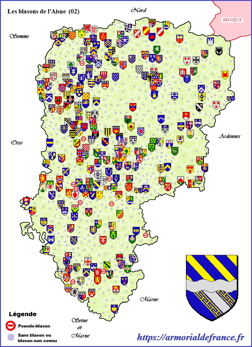 Carte dde l'Aisne