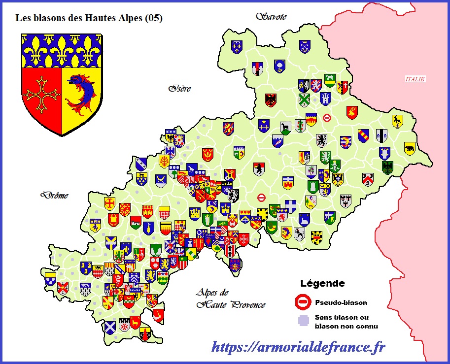 Carte des Hautes Alpes