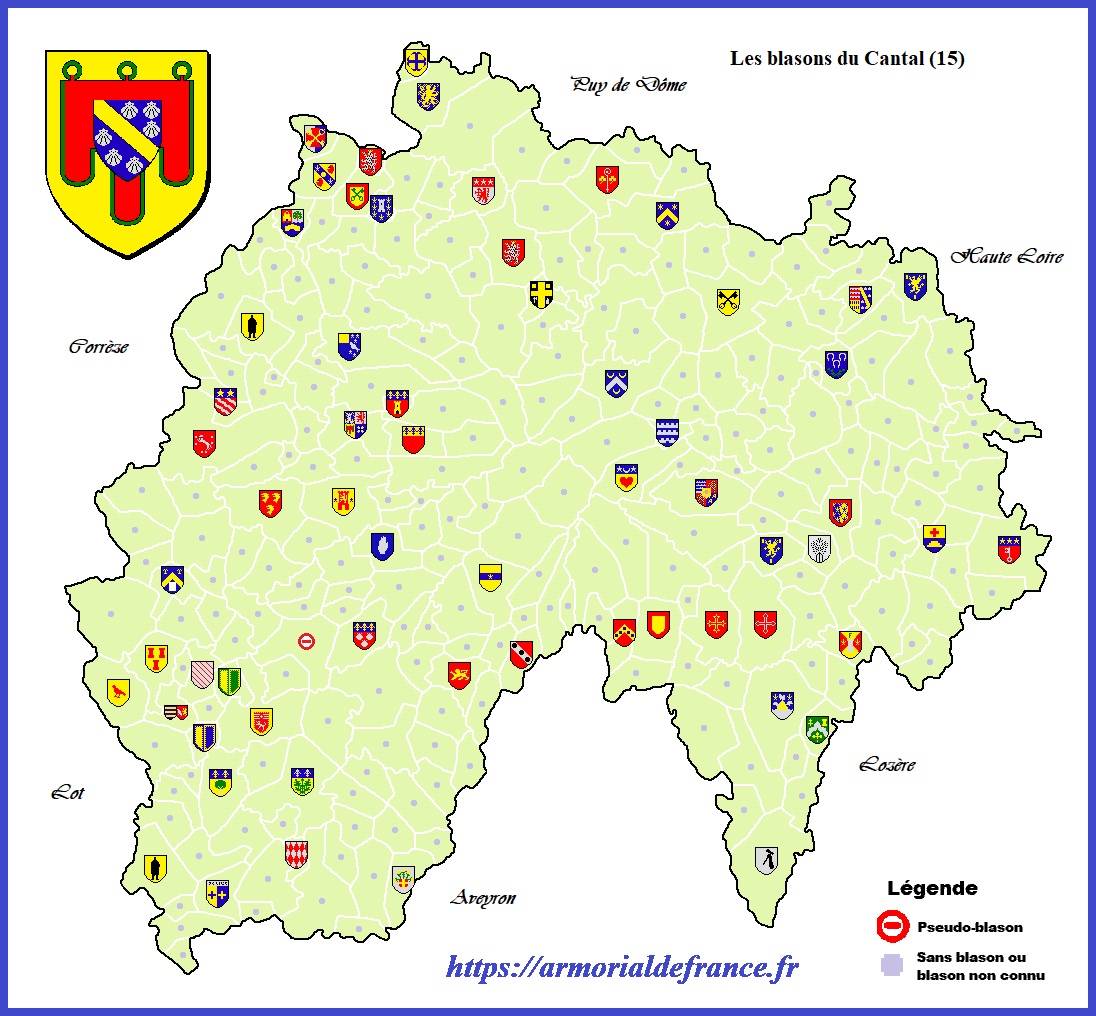 Carte du Cantal
