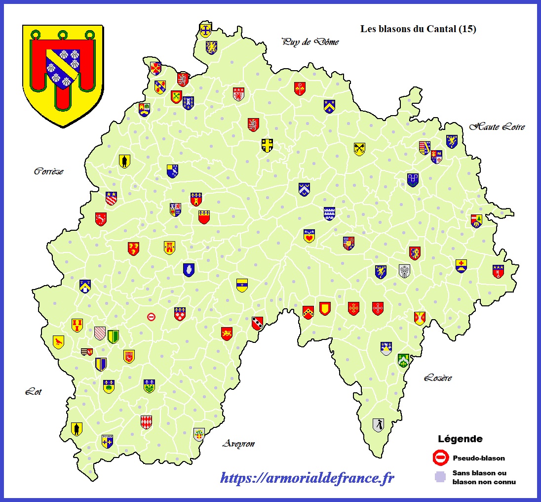 Carte du Cantal