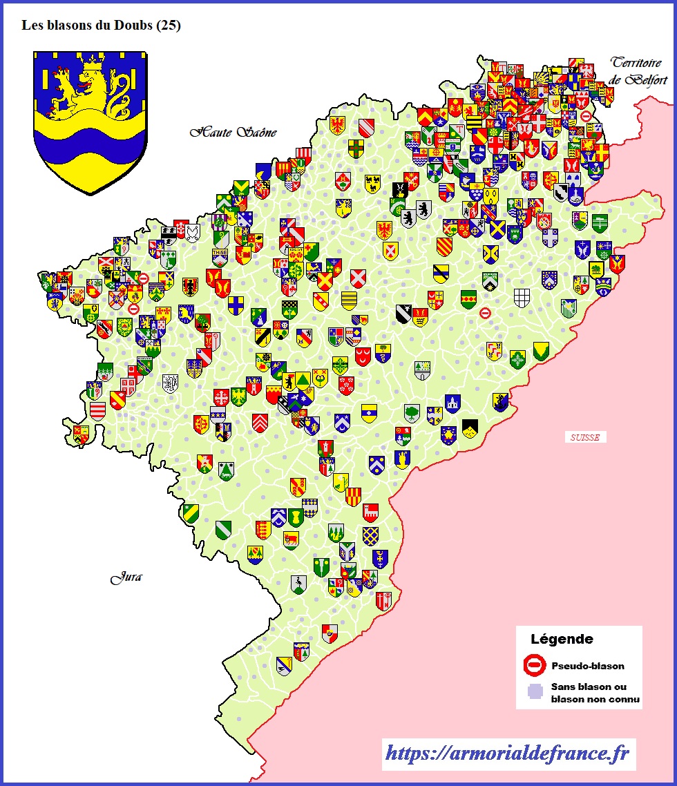 Carte du Doubs