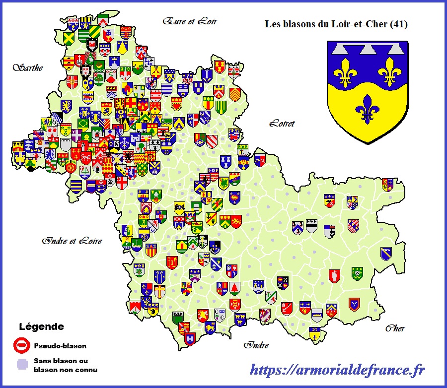 Carte du Loir-et-Cher