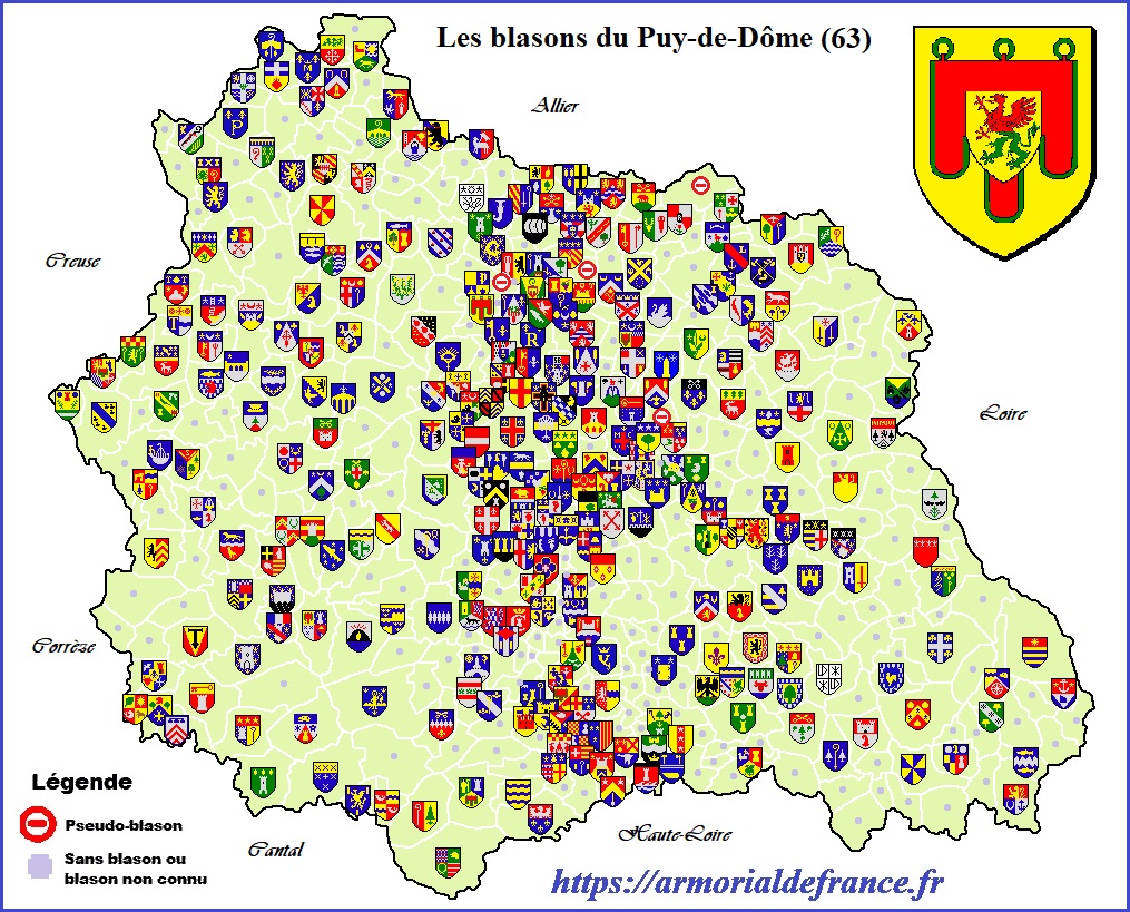 Carte du Puy de Dôme