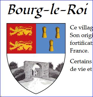 pseudo-blason de BOURG LE ROI