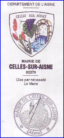 pseudo-blason de CELLES SUR AISNE