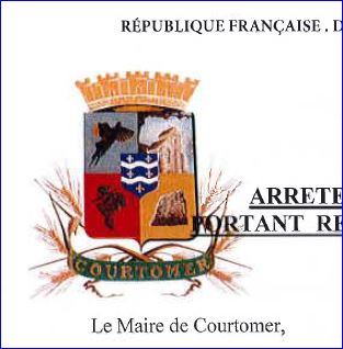 pseudo-blason de COURTOMER