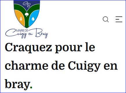 pseudo-blason de CUIGY EN BRAY