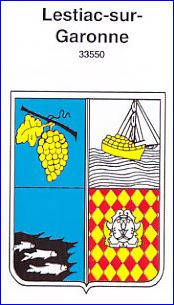 pseudo-blason de LESTIAC SUR GARONNE