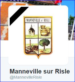 pseudo-blason de MANNEVILLE SUR RISLE