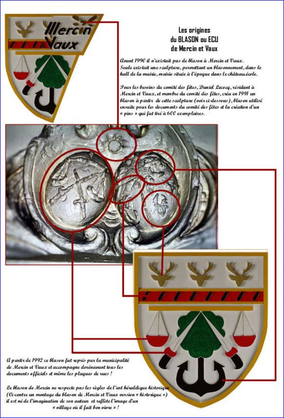 pseudo-blason de MERCIN ET VAUX