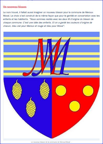 pseudo-blason de MEROUX MOVAL