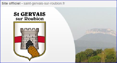 pseudo-blason de SAINT GERVAIS SUR ROUBION