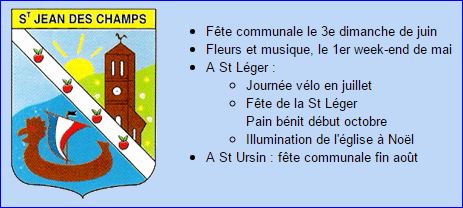 pseudo-blason de SAINT JEAN DES CHAMPS