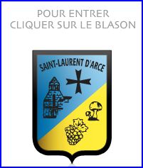 pseudo-blason de SAINT LAURENT D ARCE