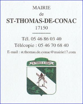 pseudo-blason de SAINT THOMAS DE CONAC