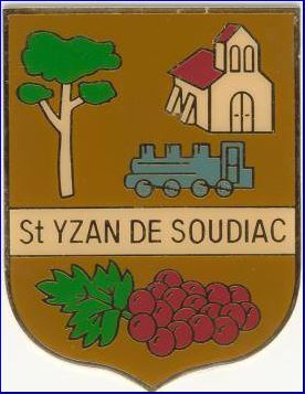 pseudo-blason de SAINT YZAN DE SOUDIAC