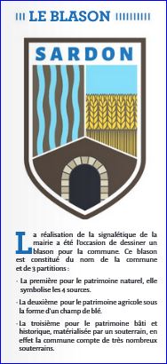 pseudo-blason de SARDON