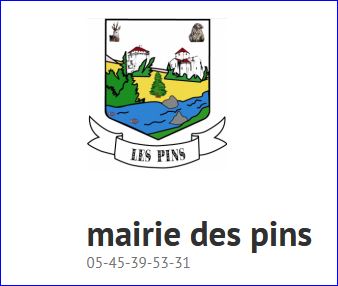 pseudo-blason de LES PINS