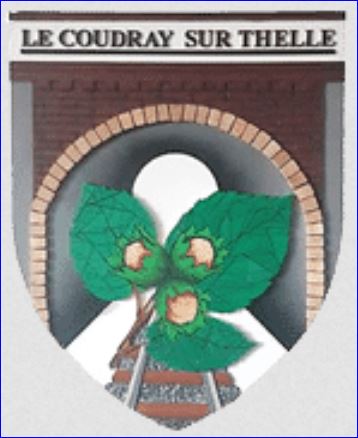 Pseudo-blason de LE COUDRAY SUR THELLE