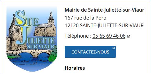 Pseudo-blason de SAINTE JULIETTE SUR VIAUR